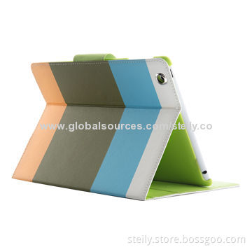 Top Quality Modern Dormancy PU Leather Stand Case, Models for iPad Air/4/3/2/mini/mini2 AvailableNew
